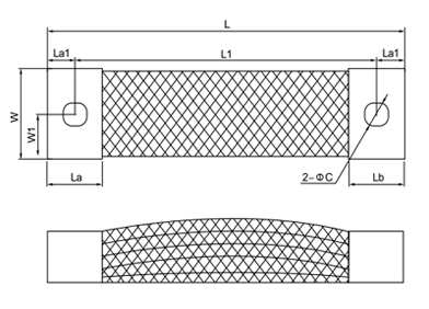 金橋銅線(xiàn)軟連接圖紙 金橋銅線(xiàn)軟連接圖紙