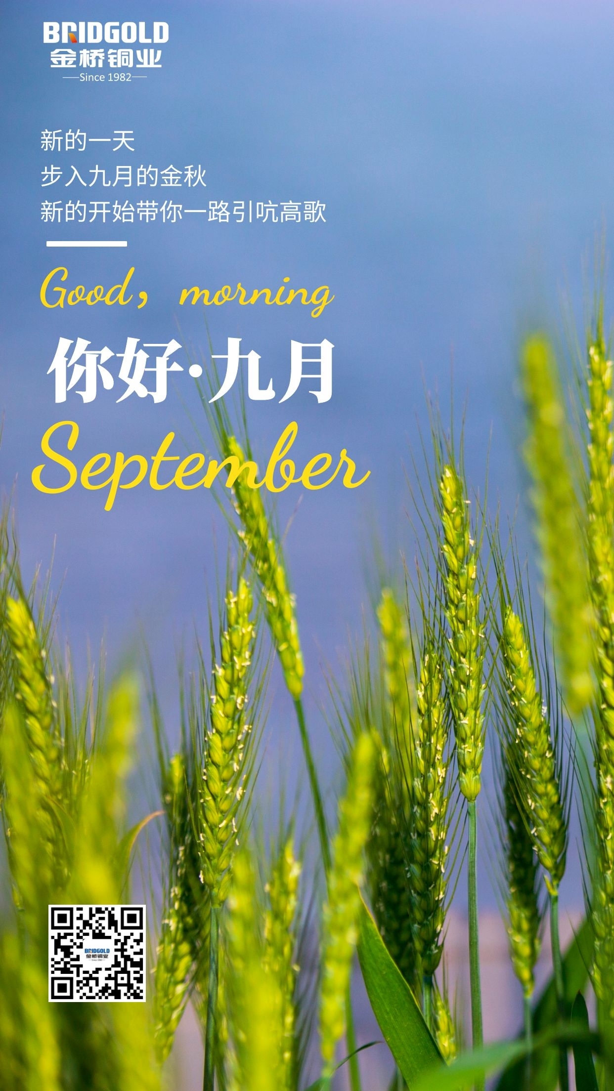 你好，金秋九月