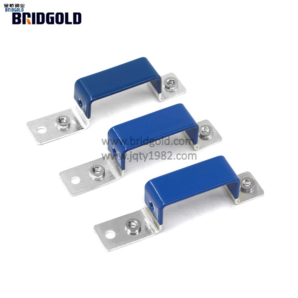 噴塑硬銅排電池連接件 藍色鍍錫噴塑銅排 噴塑硬銅排電池連接件 藍色鍍錫噴塑銅排